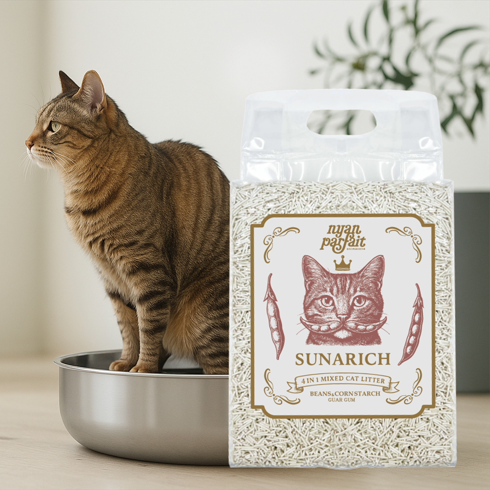 nyanparfait SUNARICH（猫用トイレ砂) | 日本製猫用品、グッズの